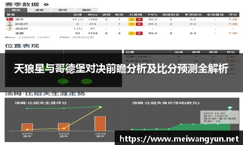 天狼星与哥德堡对决前瞻分析及比分预测全解析